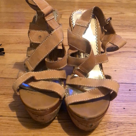 Bebe camel platform heels - Picture 1 of 2